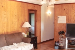 Wall betwn Fam Rm & Dining Area Before