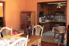 View from Dining Room Before