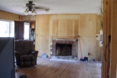 Fireplace Wall During