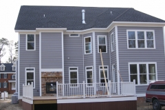 Back of House w/Deck before