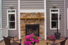 Double Sided Fireplace