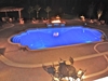 Pool view at Night