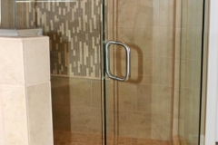Tile work in Shower