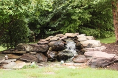 Landscape with rock/water design