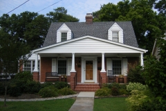 Front of Home - After with Porch